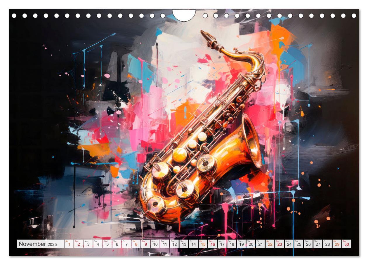 Bild: 9781325999873 | Musical Instruments CHARMING MODERN PRESENTATION (Wall Calendar...