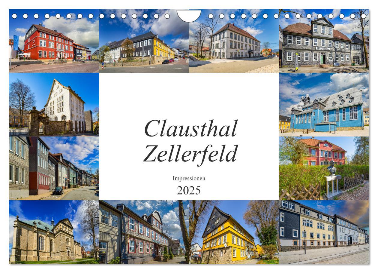 Cover: 9783435237388 | Clausthal Zellerfeld Impressionen (Wandkalender 2025 DIN A4 quer),...