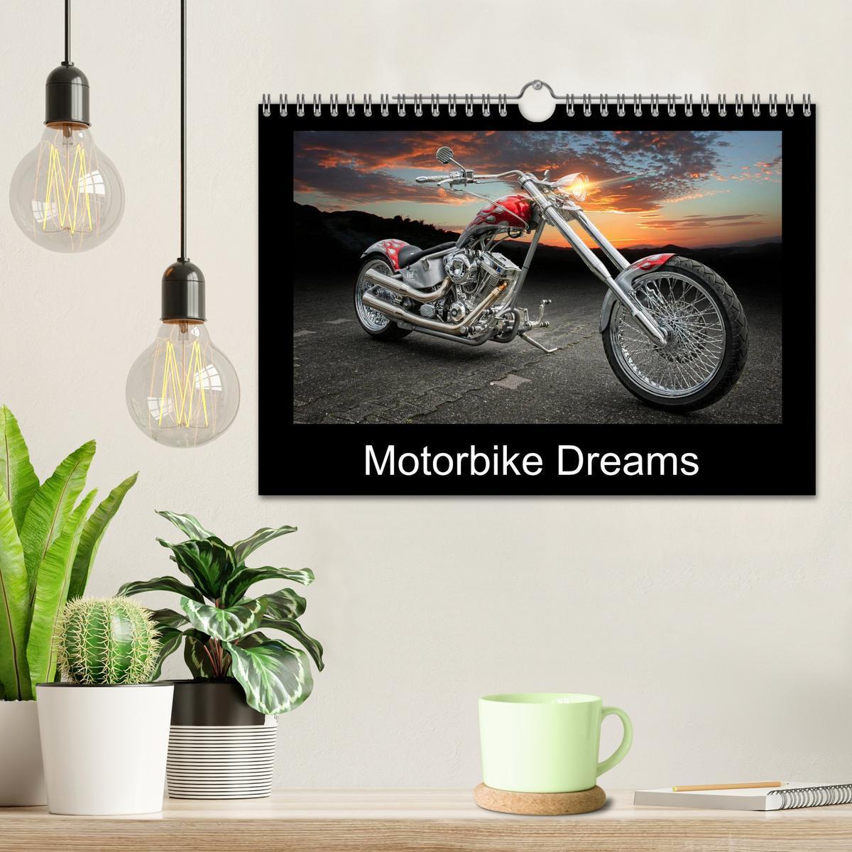 Bild: 9781325961658 | Motorbike Dreams (Wall Calendar 2025 DIN A4 landscape), CALVENDO 12...