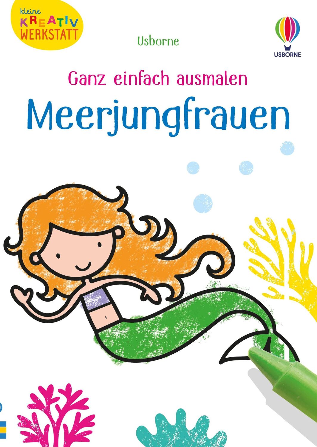 Cover: 9781789418552 | Kleine Kreativ-Werkstatt - Ganz einfach ausmalen: Meerjungfrauen