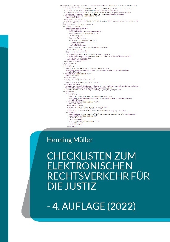 Cover: 9783756874552 | Checklisten zum elektronischen Rechtsverkehr für die Justiz | Müller
