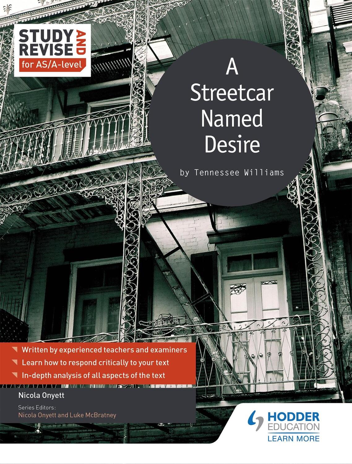 Cover: 9781471853739 | Study and Revise for AS/A-level: A Streetcar Named Desire | Onyett