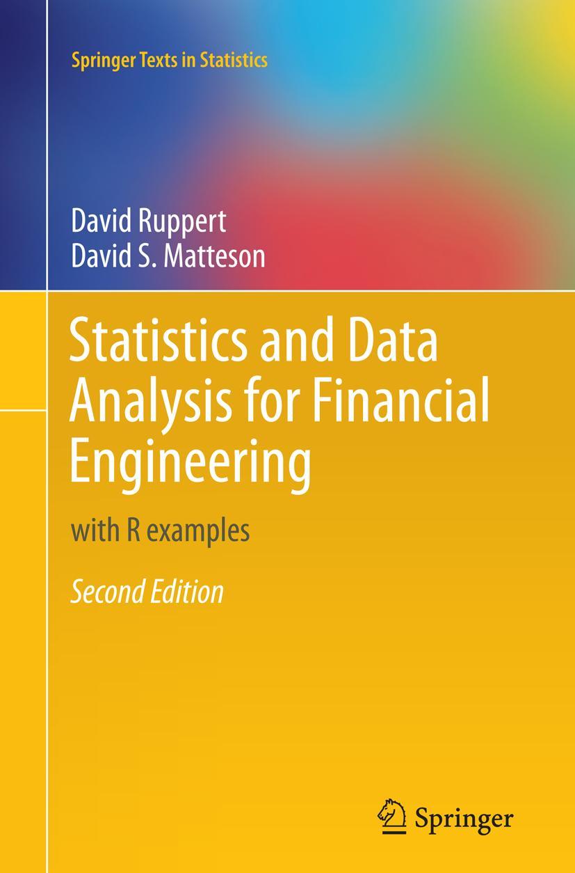 Cover: 9781493951734 | Statistics and Data Analysis for Financial Engineering | Taschenbuch