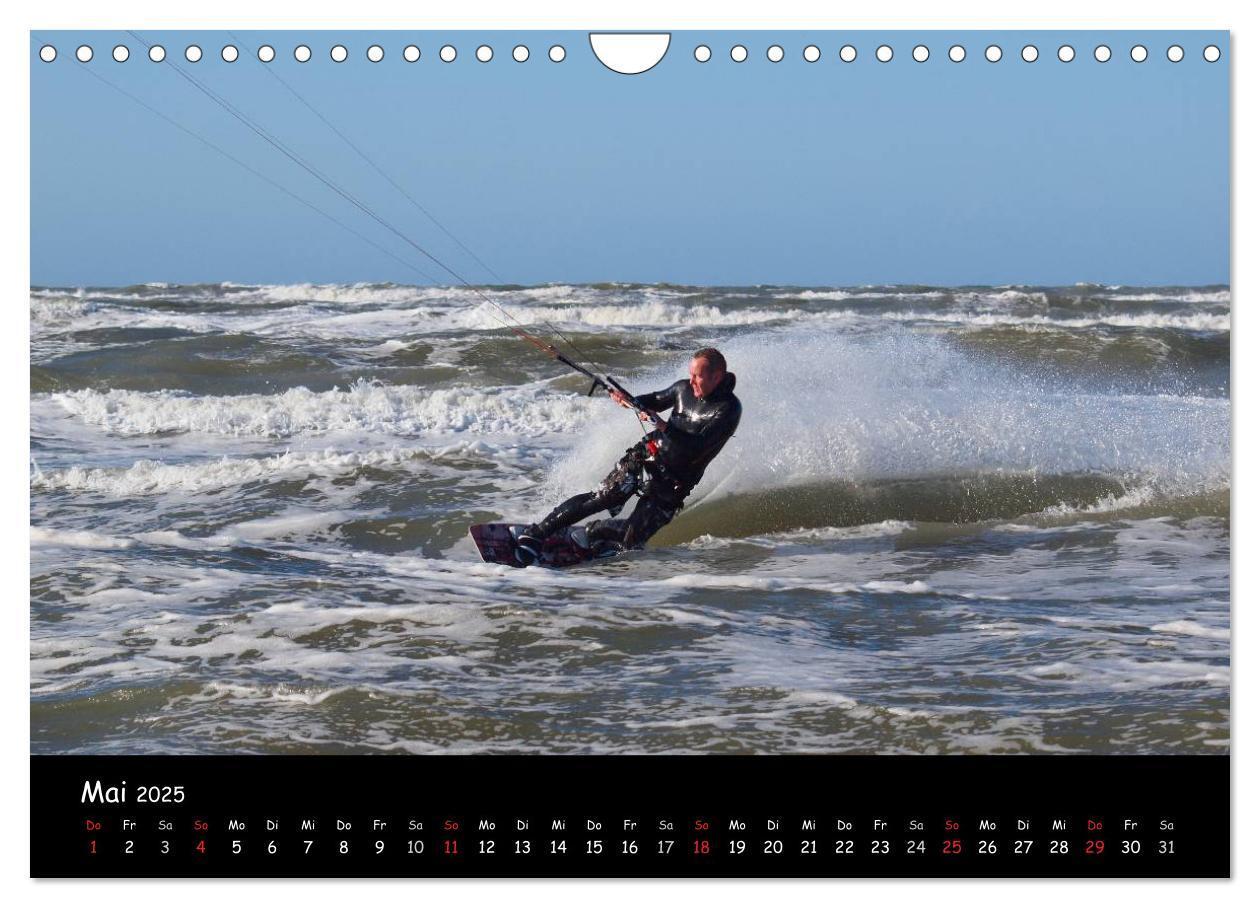 Bild: 9783435749508 | Kitesurfen ¿ Faszination auf dem Wasser (Wandkalender 2025 DIN A4...