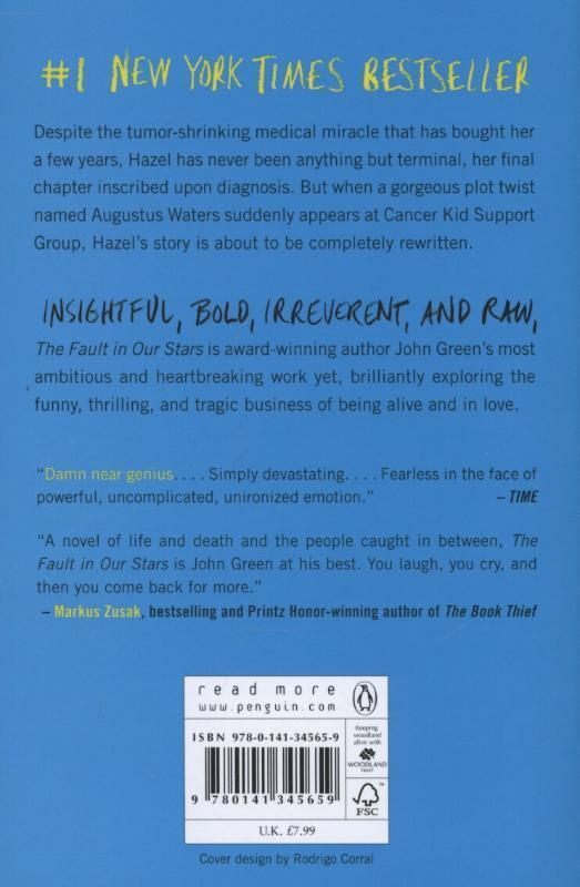 Rückseite: 9780141345659 | The Fault in Our Stars | John Green | Taschenbuch | Englisch | 2013