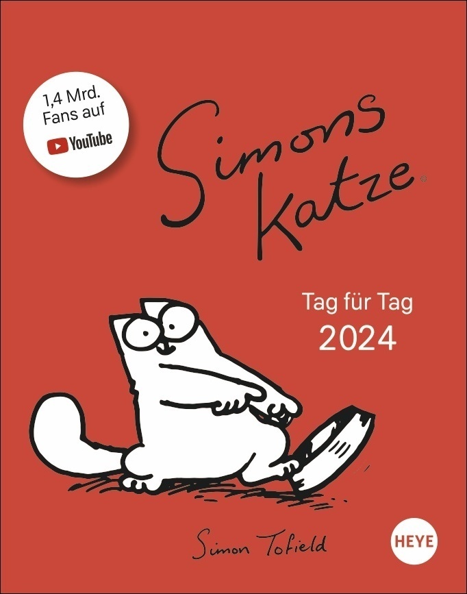 Cover: 9783756402656 | Simons Katze Tagesabreißkalender 2024. Abreiß-Kalender für alle...