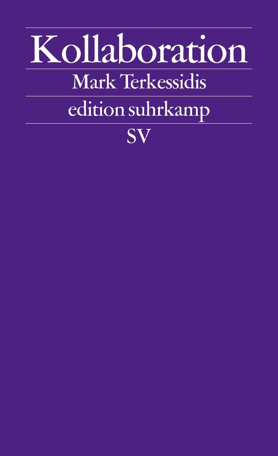 Cover: 9783518126868 | Kollaboration | Mark Terkessidis | Taschenbuch | edition suhrkamp