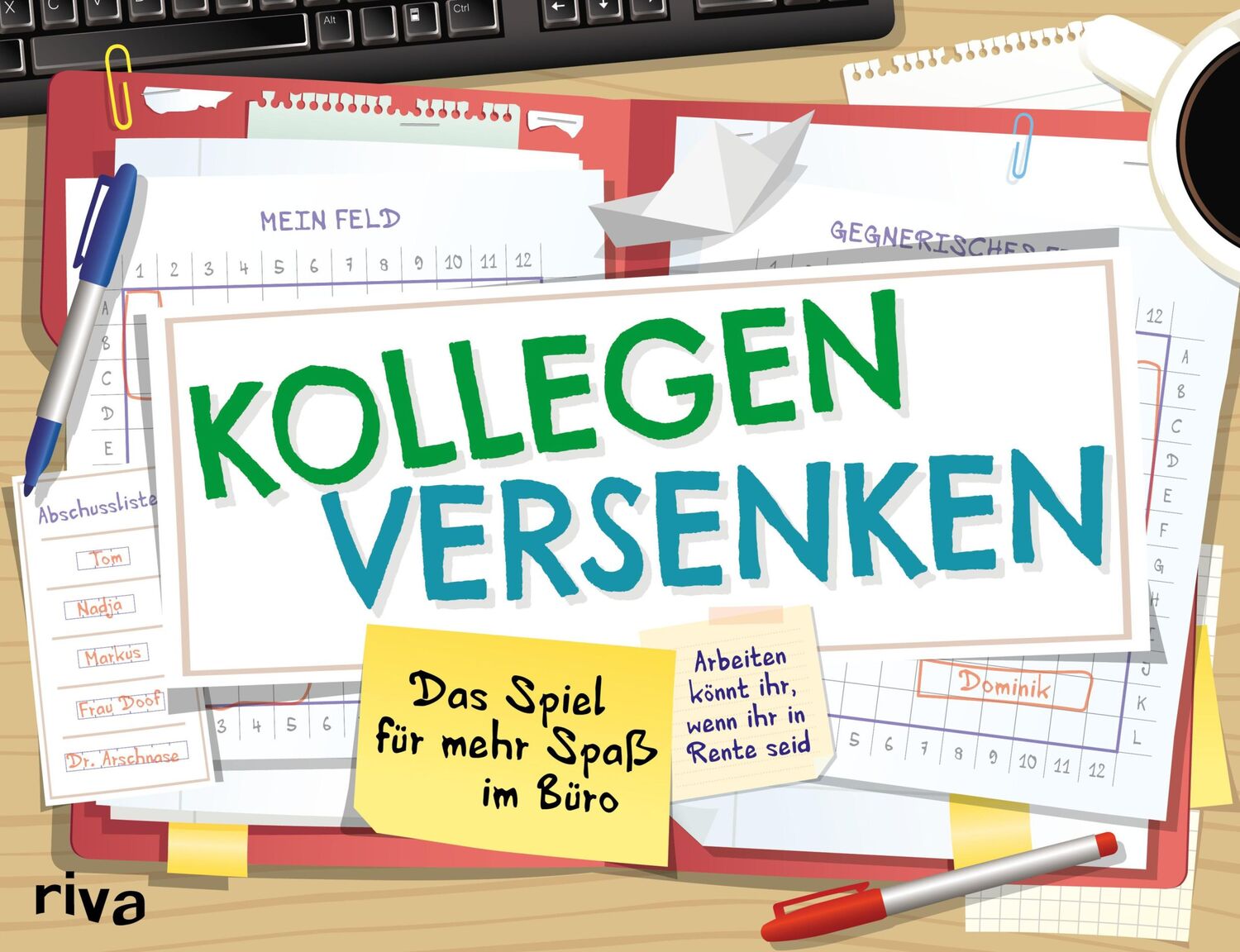 Cover: 9783742312525 | Kollegen versenken | Das Spiel für mehr Spaß im Büro | Emma Hegemann