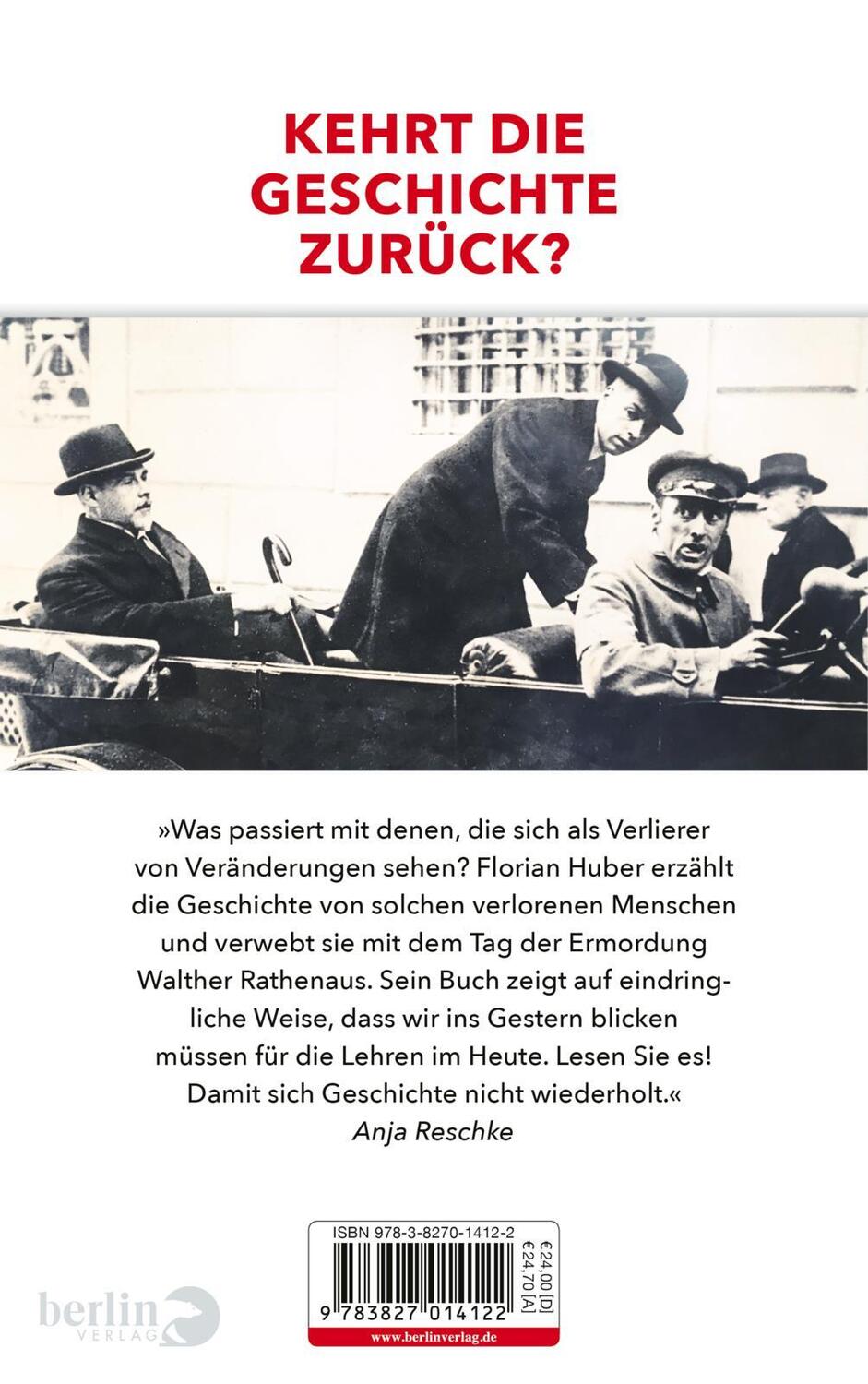 Rückseite: 9783827014122 | Rache der Verlierer | Die Erfindung des Rechtsterrors in Deutschland