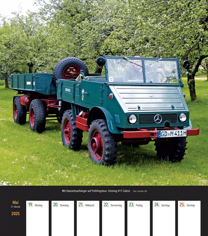 Bild: 9783751611152 | Unimog &amp; MB-trac 2025 Wochenkalender | Kalender | 53 S. | Deutsch