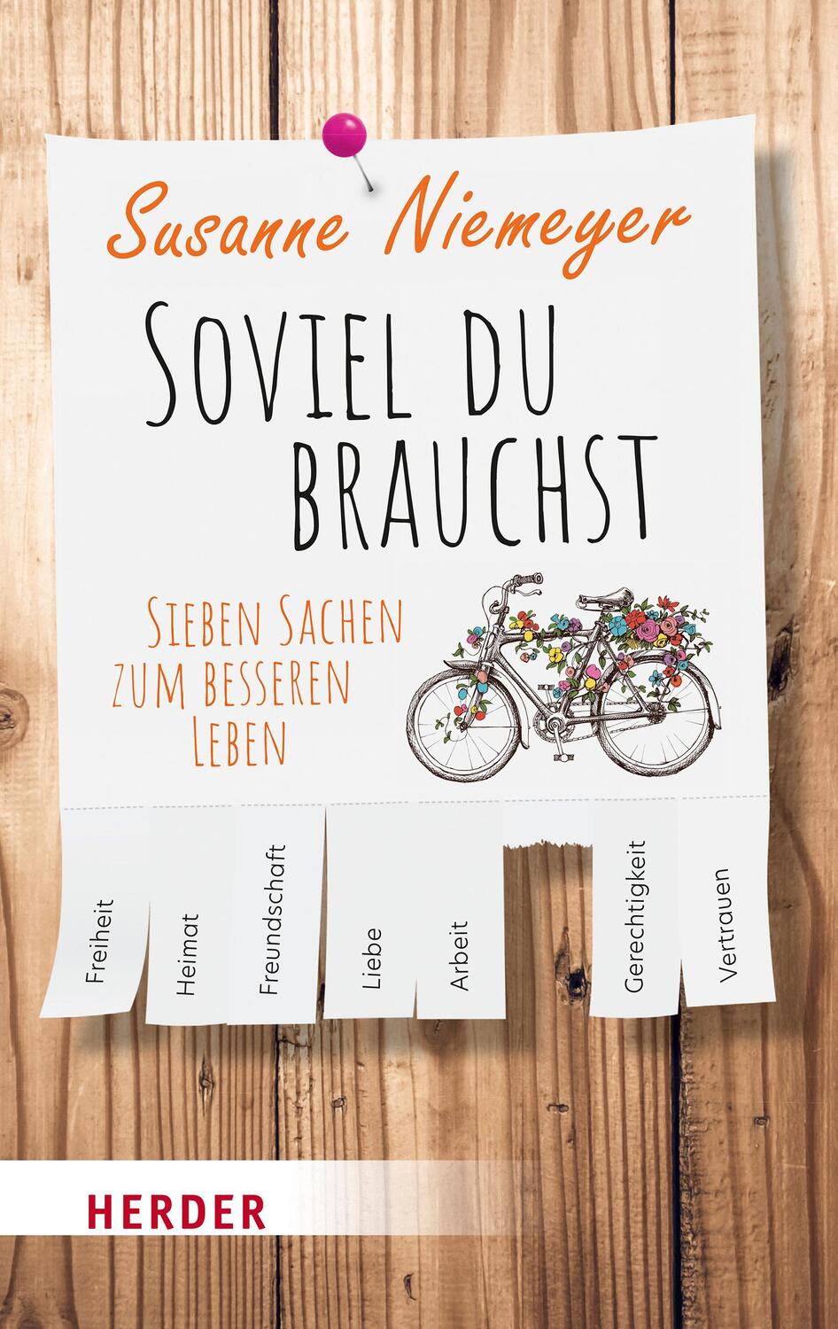 Cover: 9783451388637 | Soviel du brauchst | Sieben Sachen zum besseren Leben | Niemeyer