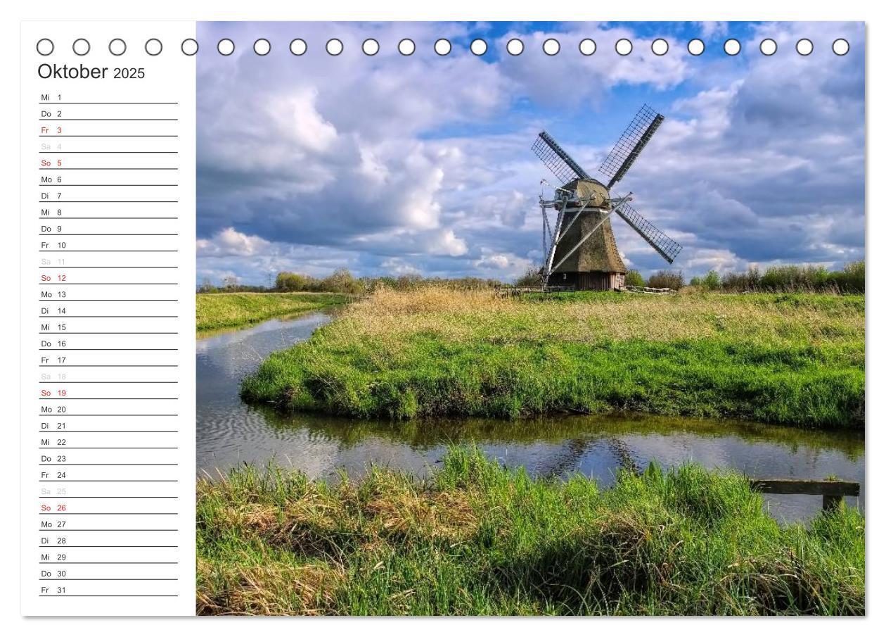 Bild: 9783435542680 | Ostfriesland - zwischen Watt und Moor (Tischkalender 2025 DIN A5...