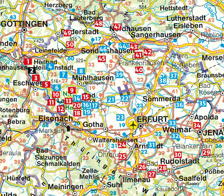 Bild: 9783763345199 | Thüringen Mitte/Nord | Sabine Gilcher | Taschenbuch | 208 S. | Deutsch