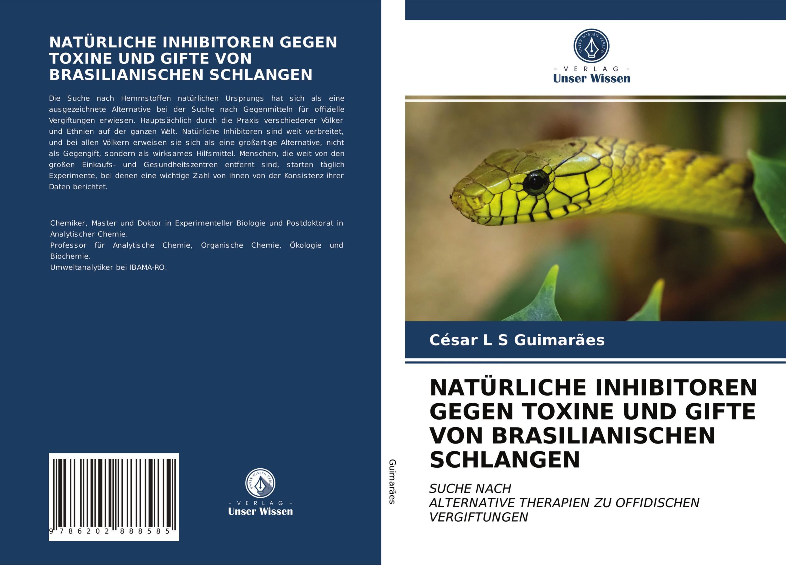 Cover: 9786202888585 | NATÜRLICHE INHIBITOREN GEGEN TOXINE UND GIFTE VON BRASILIANISCHEN...