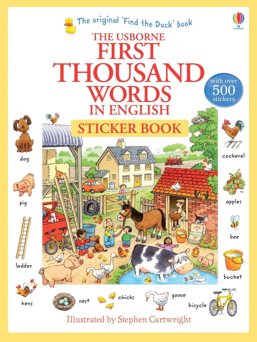 Cover: 9781409570400 | First Thousand Words in English Sticker Book | Broschüre | 64 S.