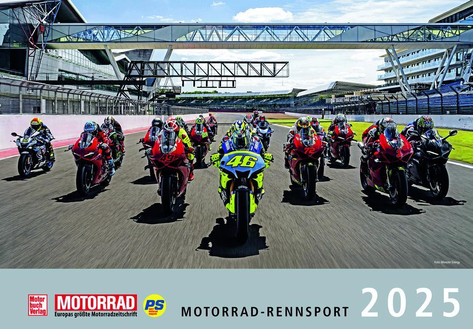 Cover: 9783613046658 | Motorrad-Rennsport-Kalender 2025 | Kalender | Motorbuch Kalender