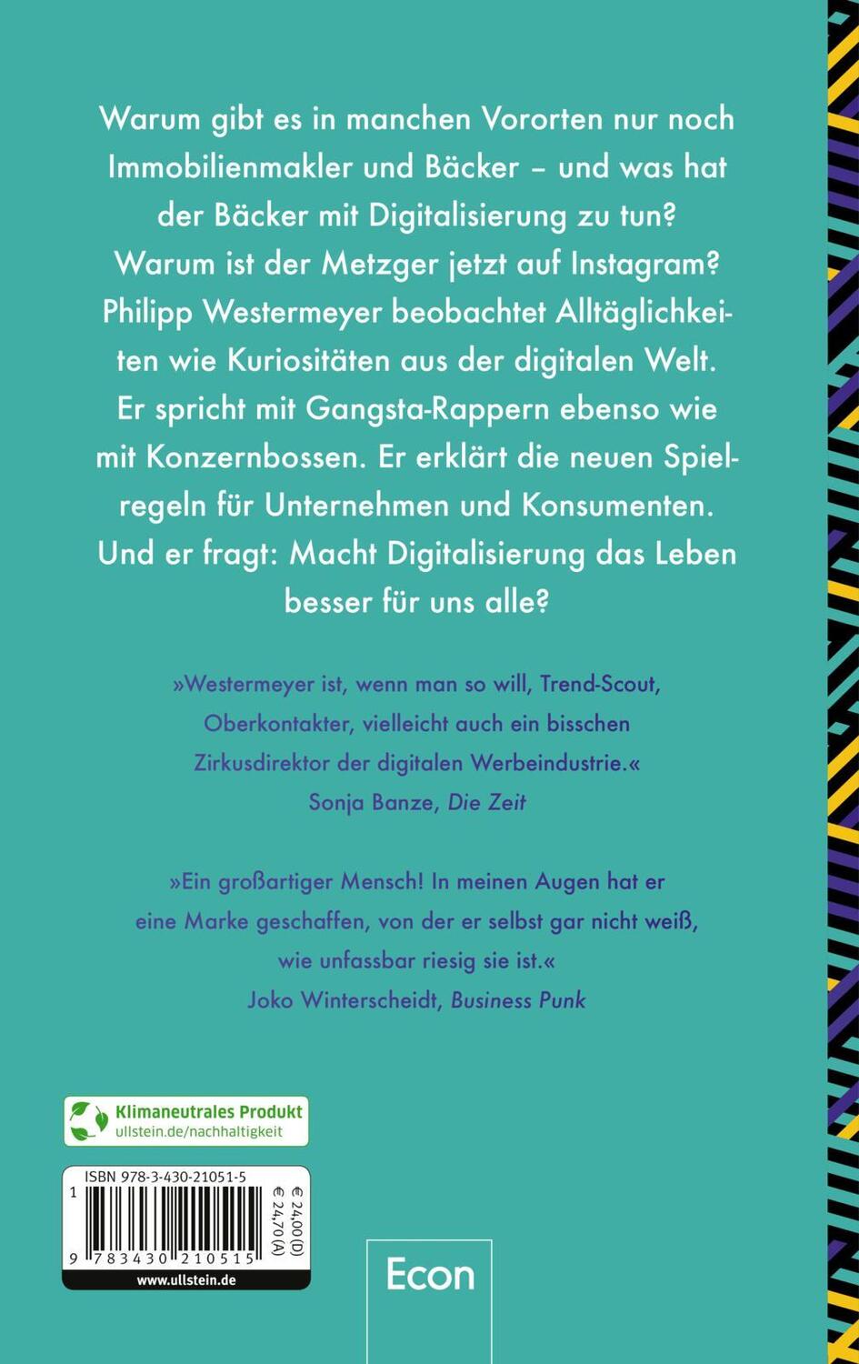Rückseite: 9783430210515 | Digital Unplugged | Philipp Westermeyer | Buch | Deutsch | 2021