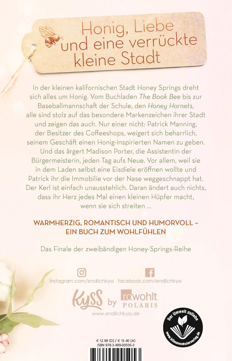 Rückseite: 9783499005053 | Sweet at heart | Robyn Neeley | Taschenbuch | Honey-Springs-Reihe