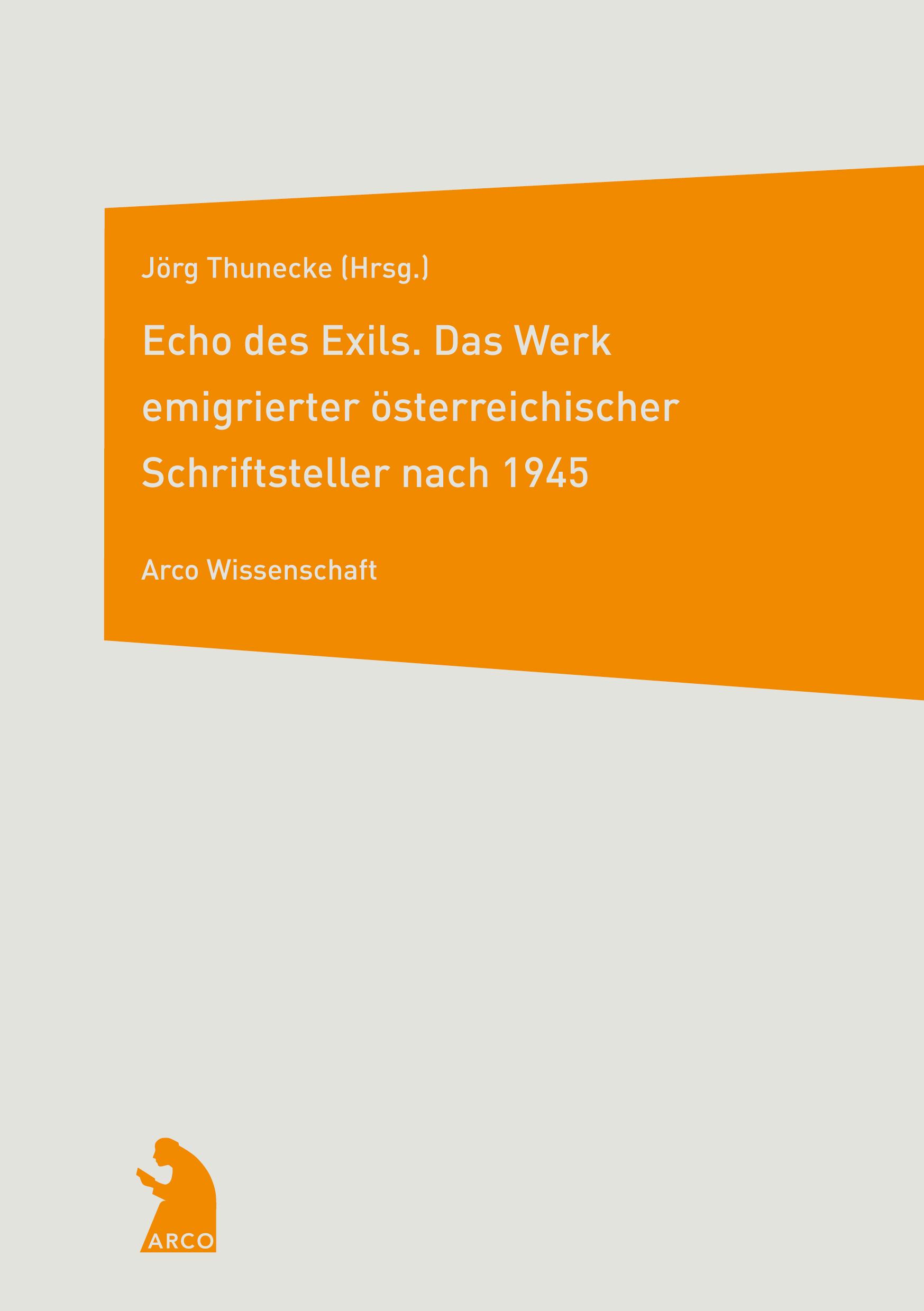 Cover: 9783938375051 | Echo des Exils | Jörg Thunecke | Taschenbuch | Paperback | 397 S.