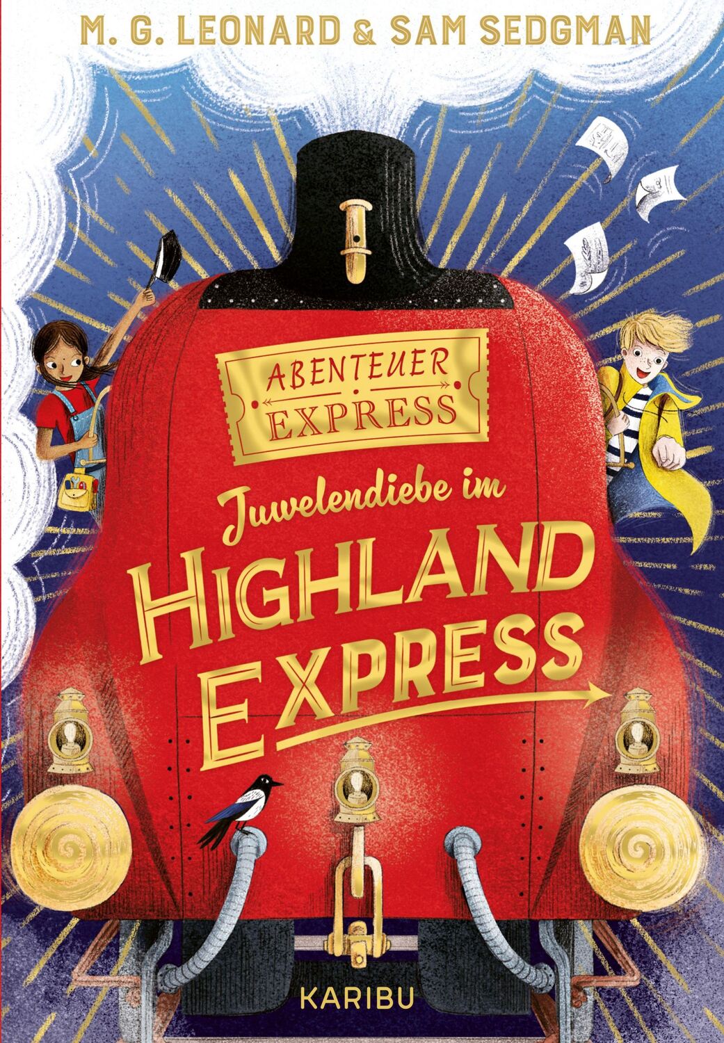 Cover: 9783961293896 | Abenteuer-Express (Band 1) - Juwelendiebe im Highland Express | Buch