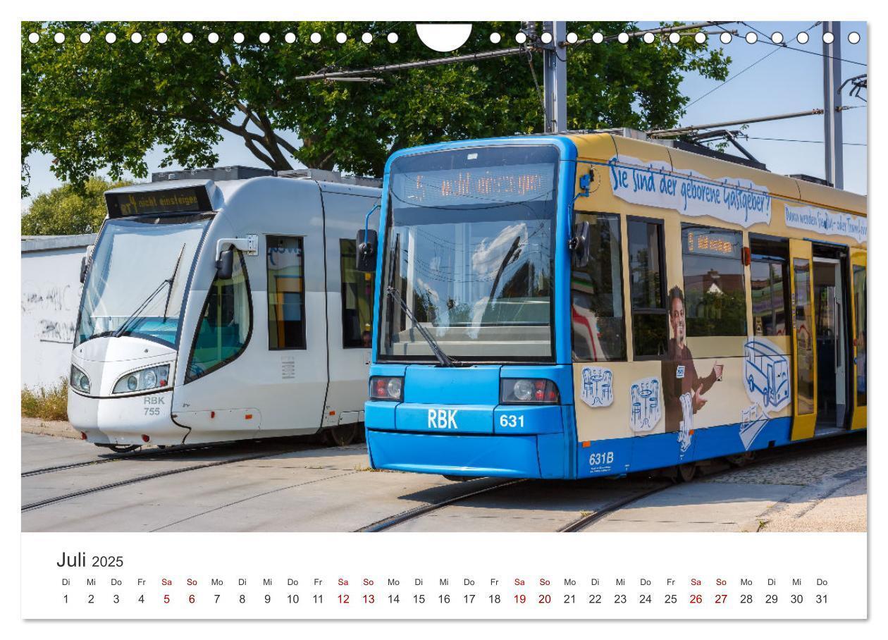 Bild: 9783435044856 | Trams und Straßenbahnen (Wandkalender 2025 DIN A4 quer), CALVENDO...