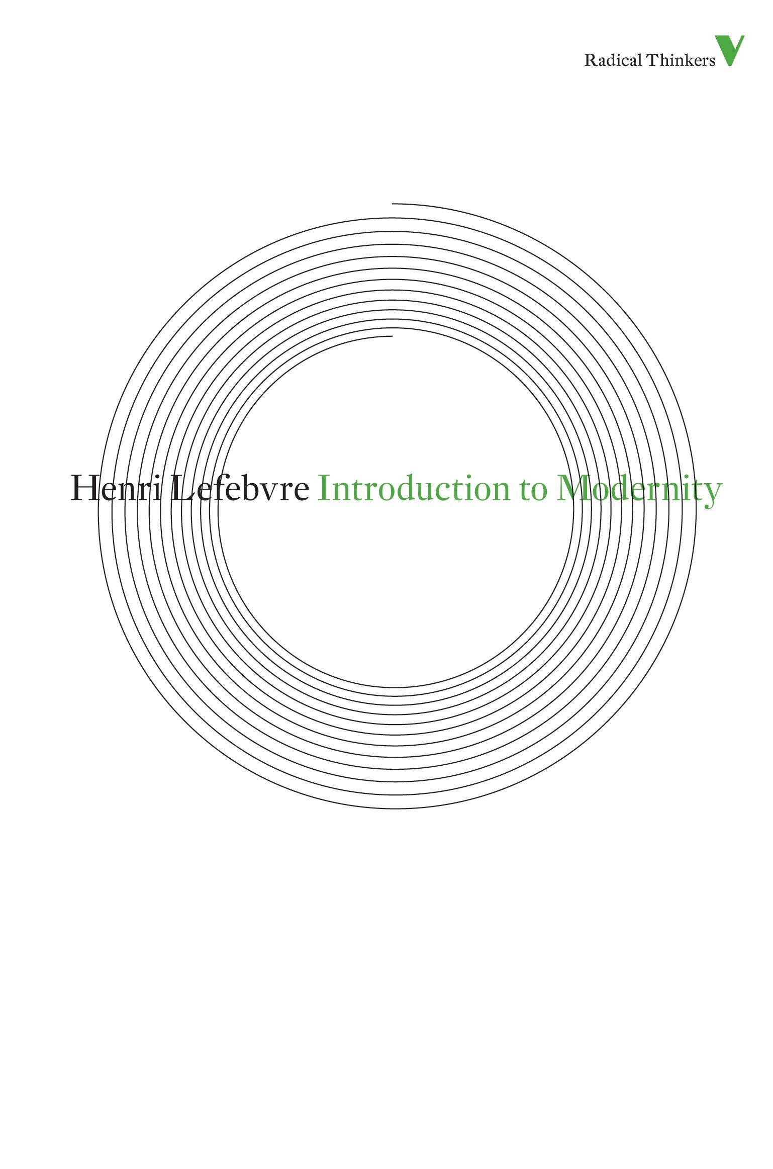 Cover: 9781844677832 | Introduction to Modernity | Henri Lefebvre | Taschenbuch | Englisch