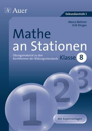 Cover: 9783403065890 | Mathe an Stationen 8 | Marco Bettner (u. a.) | Broschüre | 96 S.