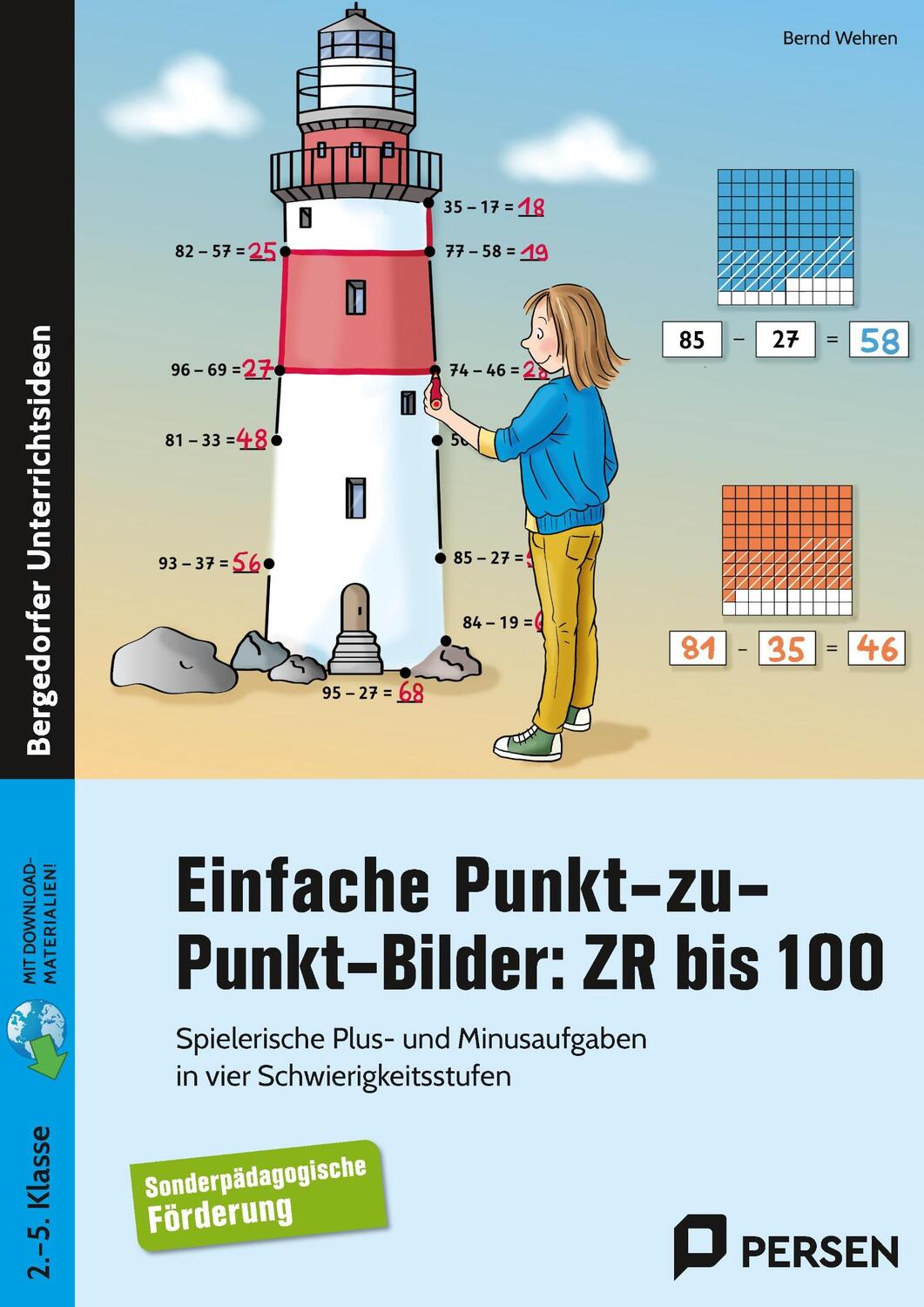 Cover: 9783403209133 | Einfache Punkt-zu-Punkt-Bilder: ZR bis 100 | Bernd Wehren | Bundle