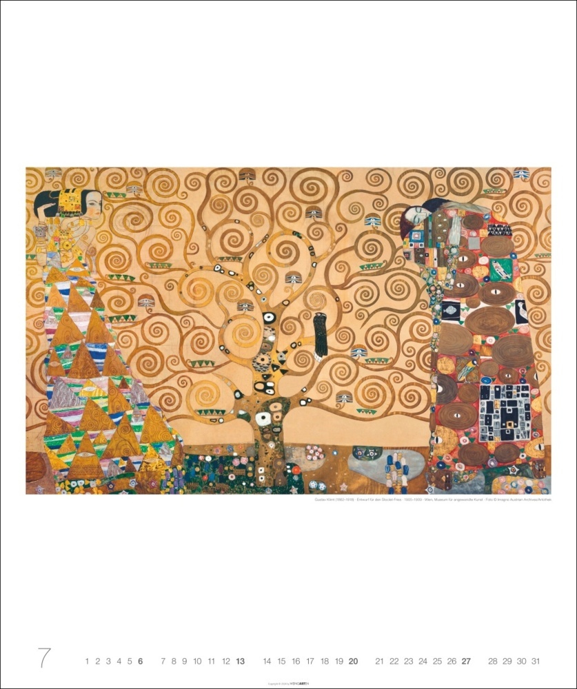 Bild: 9783839900789 | Gustav Klimt Edition Kalender 2025 | Gustav Klimt | Kalender | 14 S.