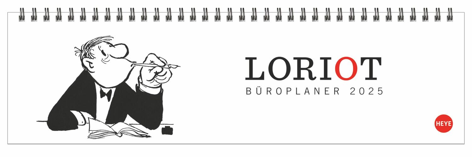 Cover: 9783756406517 | Loriot Büroplaner 2025 | Loriot | Kalender | Loriot Kalender Heye