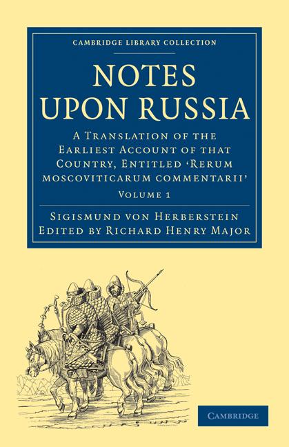 Cover: 9781108008075 | Notes Upon Russia | Sigismund von Herberstein | Taschenbuch | Englisch