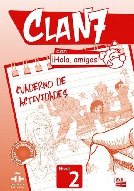 Cover: 9788498485387 | Clan 7 Con ¡Hola, Amigos! Level 2 Cuaderno de Actividades | Buch