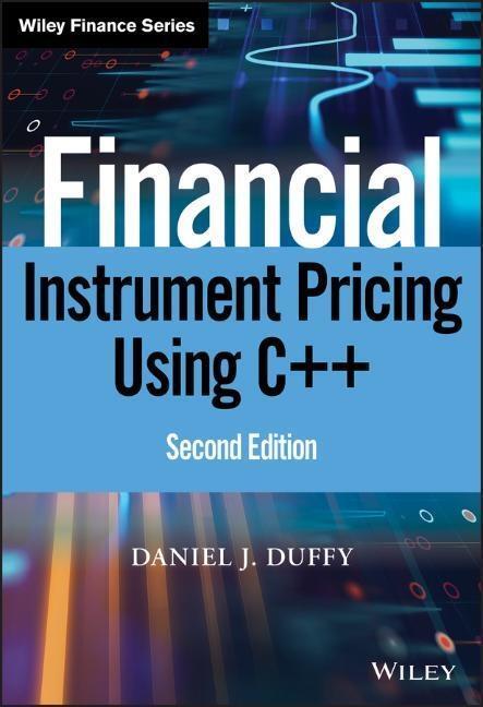 Cover: 9780470971192 | Financial Instrument Pricing Using C++ | Daniel J Duffy | Buch | 2018