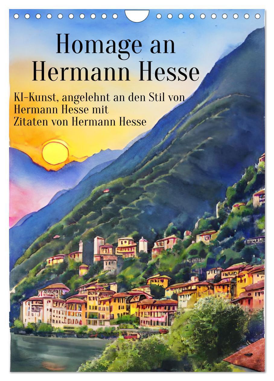 Cover: 9783383692819 | Homage an Hermann Hesse- KI-Kunst angelehnt an den Stil von Hermann...