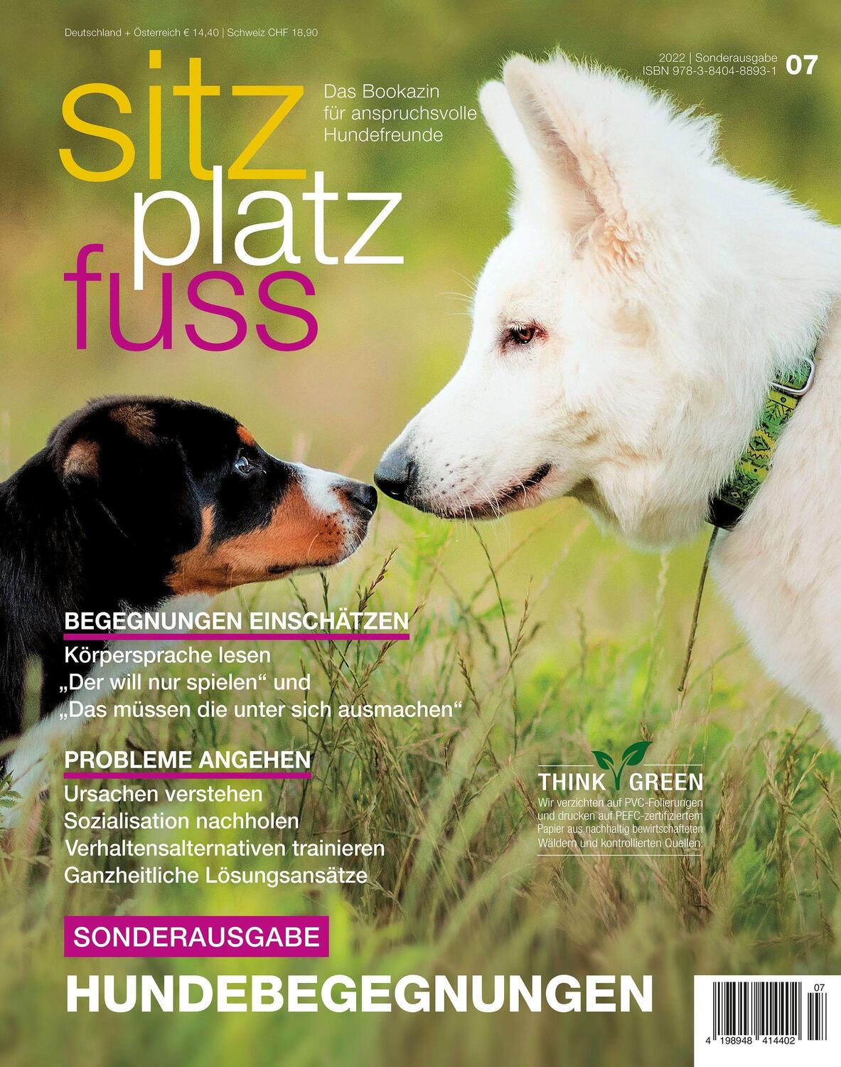 Cover: 9783840488931 | SitzPlatzFuss, Sonderausgabe VII November 22 | Hundebegegnungen | Buch