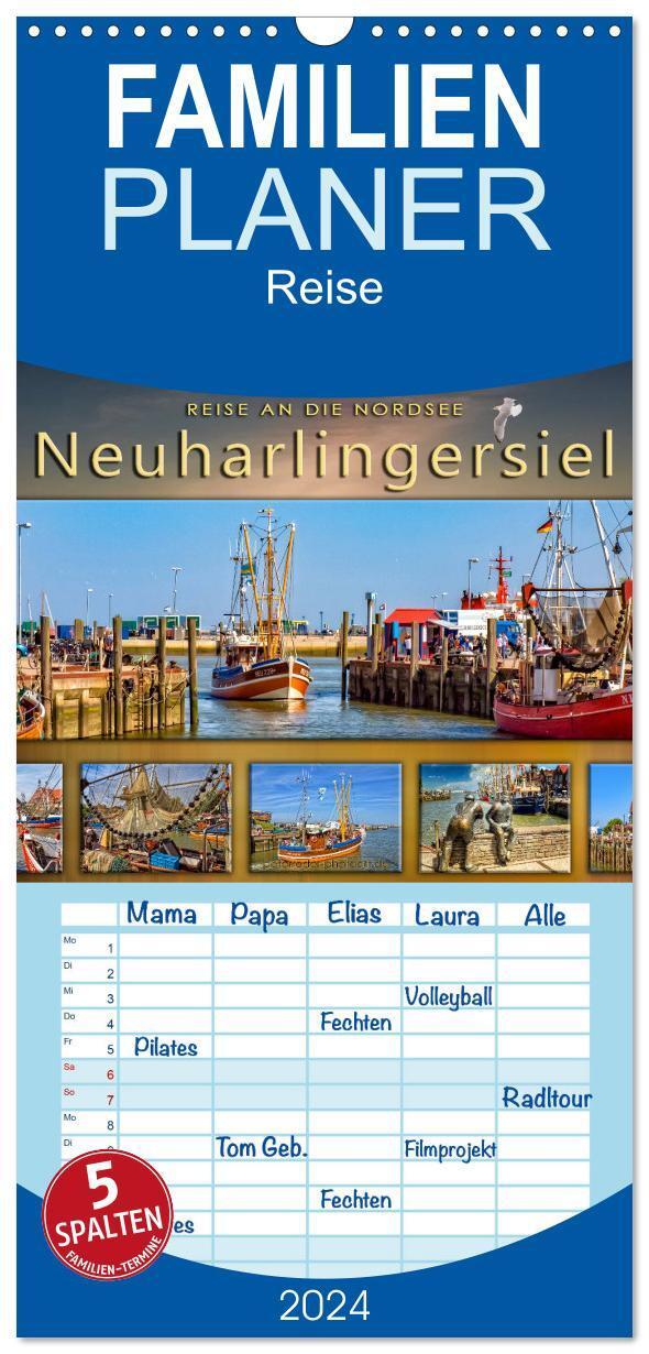 Cover: 9783383085260 | Familienplaner 2024 - Reise an die Nordsee - Neuharlingersiel mit 5...