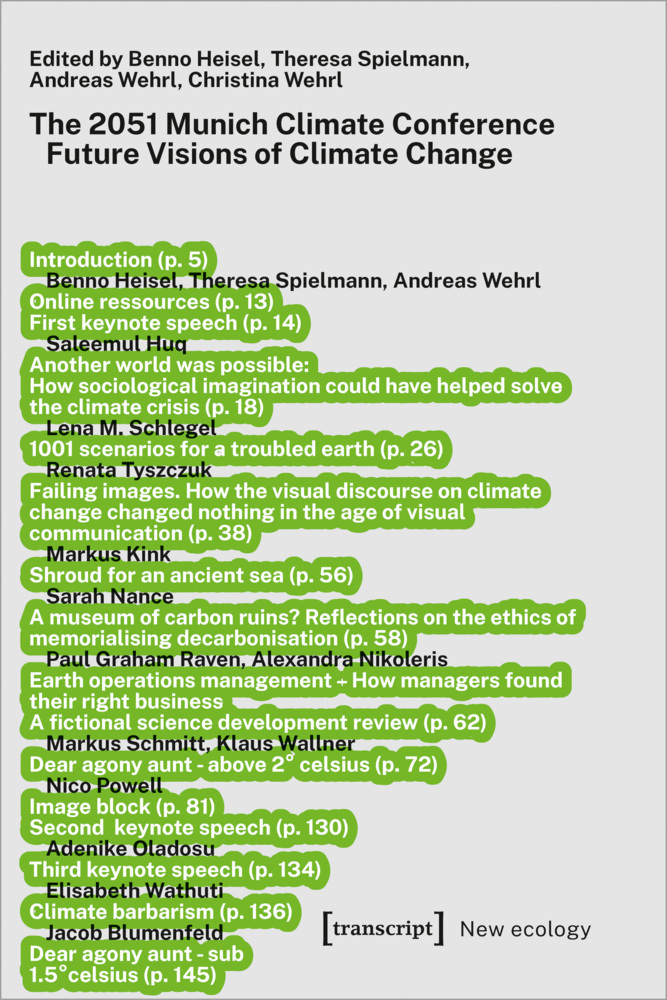 Cover: 9783837663846 | The 2051 Munich Climate Conference | Future Visions of Climate Change