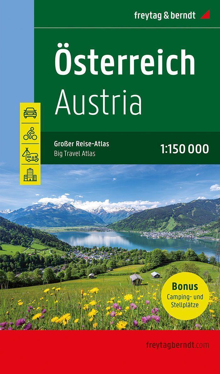Cover: 9783707922004 | Österreich, Autoatlas 1:150.000, freytag &amp; berndt | freytag &amp; berndt