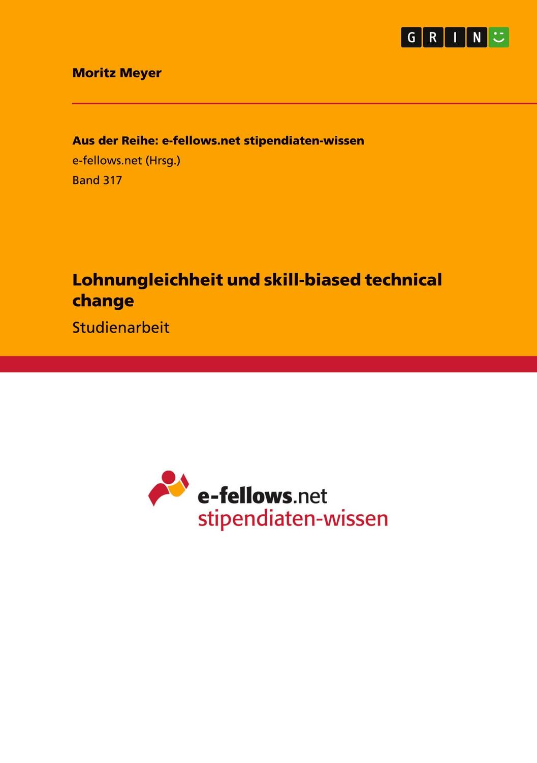 Cover: 9783656061687 | Lohnungleichheit und skill-biased technical change | Moritz Meyer