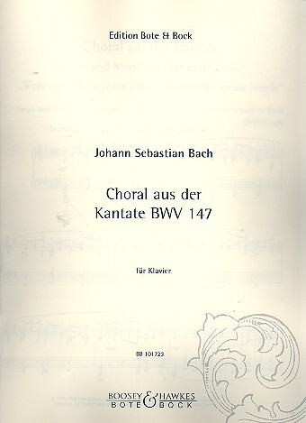 Cover: 9790202500934 | Chorale BWV 147 | from Cantata Jesus bleibet meine Freude | Bach