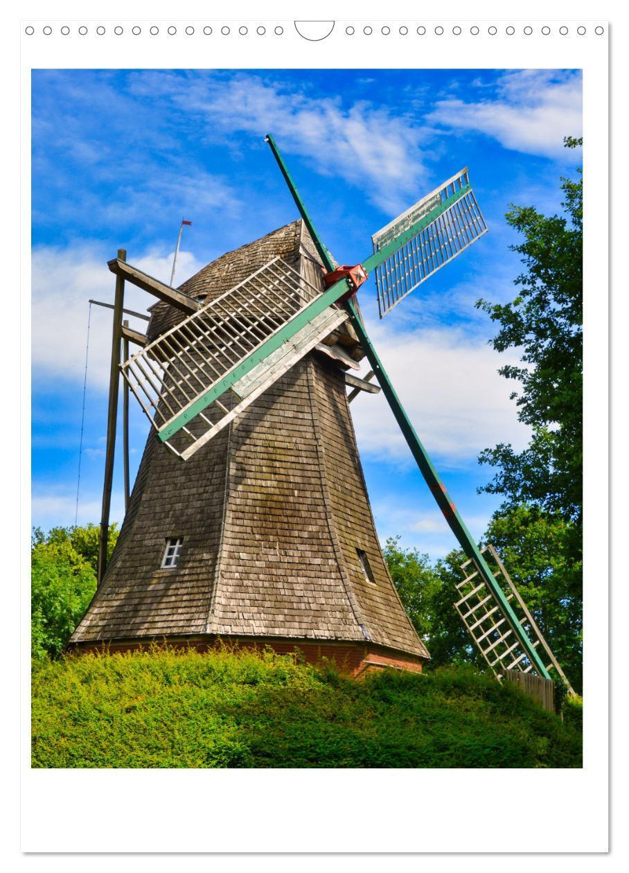 Bild: 9783435844968 | Nostalgie Windmühlen (Wandkalender 2025 DIN A3 hoch), CALVENDO...