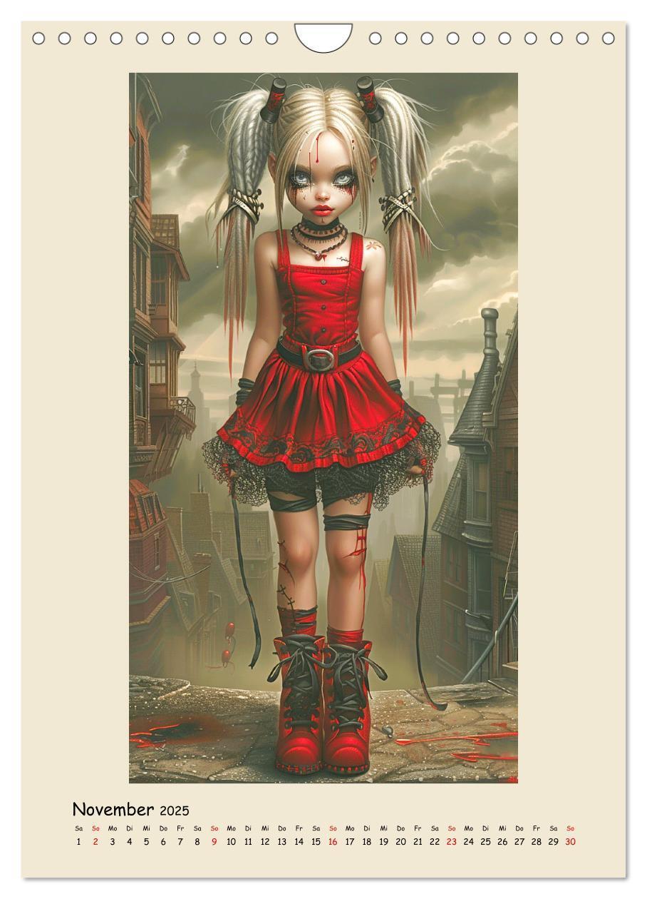 Bild: 9783457126738 | Gothic-Girls. Bizzare Comic-Art (Wandkalender 2025 DIN A4 hoch),...