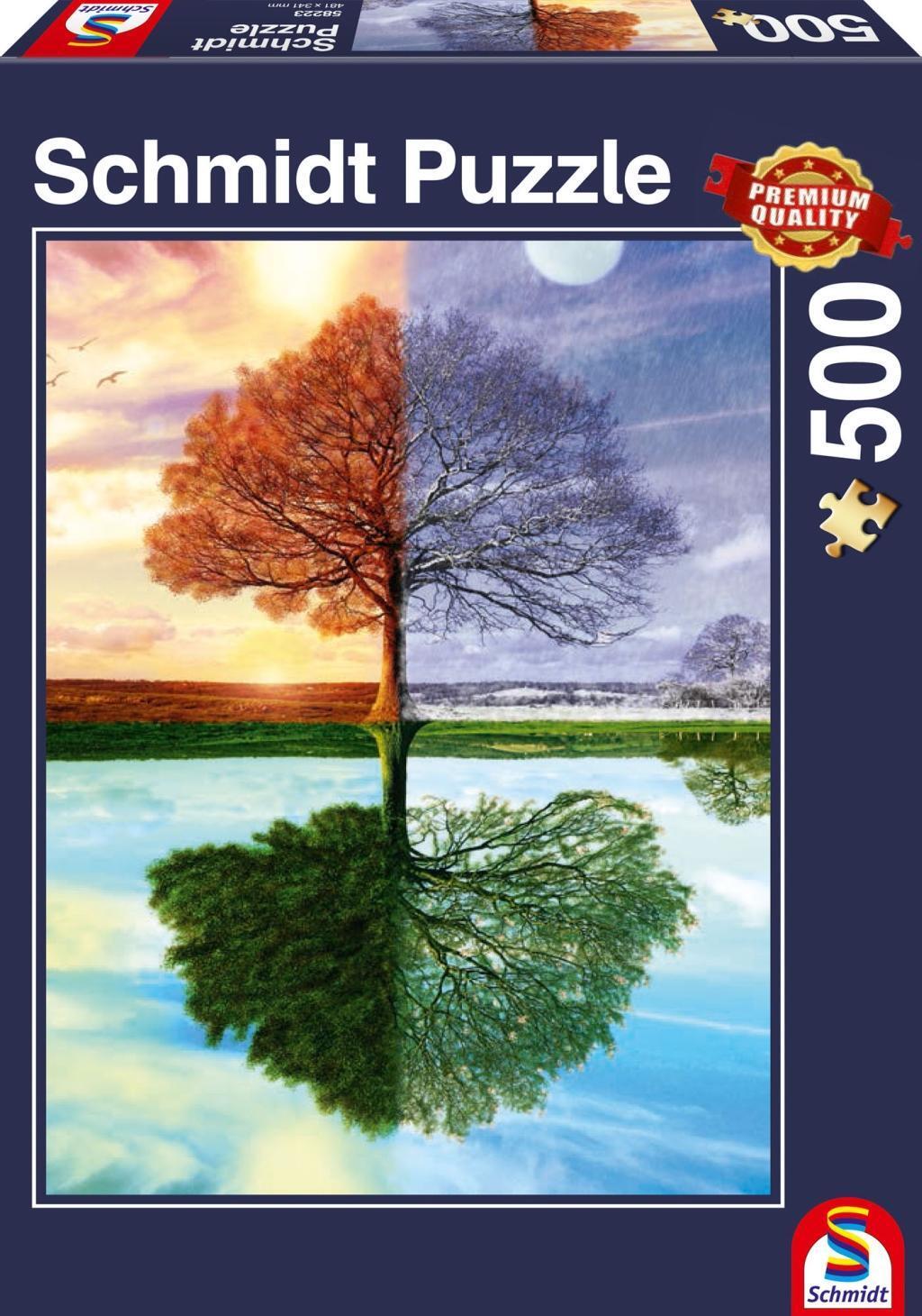 Cover: 4001504582234 | Jahreszeiten-Baum. Puzzle 500 Teile | Spiel | Deutsch | 2016 | Schmidt