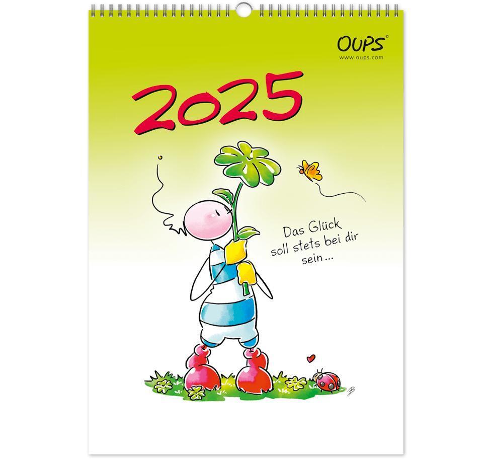 Cover: 9783903175723 | Wandkalender 2025 | Das Glück soll stets bei dir sein... | Hörtenhuber