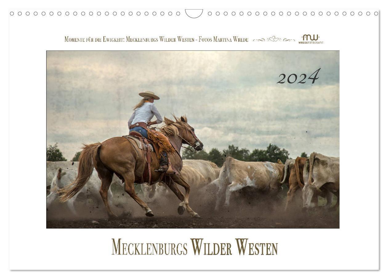 Cover: 9783383233715 | Mecklenburgs Wilder Westen (Wandkalender 2024 DIN A3 quer),...