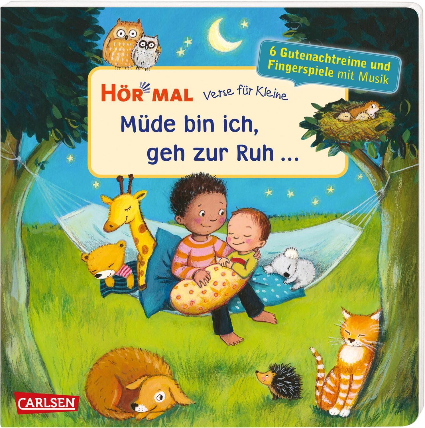Cover: 9783551252883 | Hör mal (Soundbuch): Verse für Kleine: Müde bin ich, geh zur Ruh ...