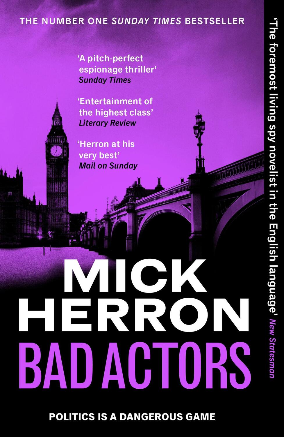Cover: 9781529378726 | Bad Actors | The Instant #1 Sunday Times Bestseller | Mick Herron