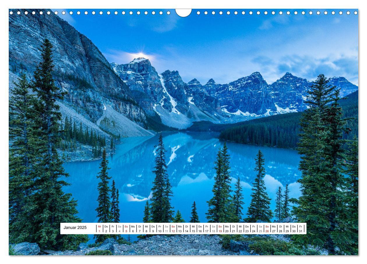 Bild: 9783435092031 | Die Kanadischen Rocky Mountains (Wandkalender 2025 DIN A3 quer),...