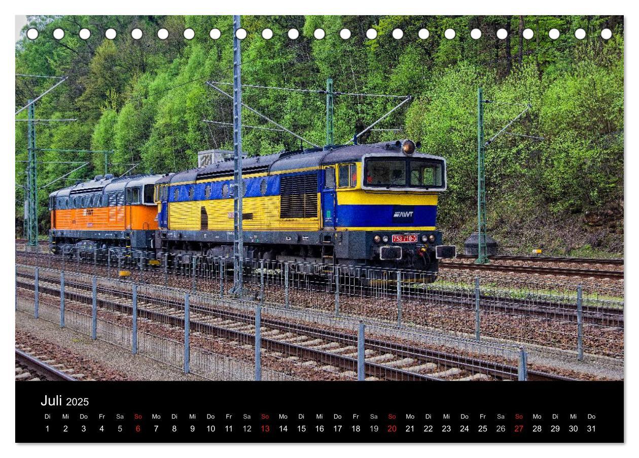 Bild: 9783435766284 | Unterwegs am Bahndamm (Tischkalender 2025 DIN A5 quer), CALVENDO...