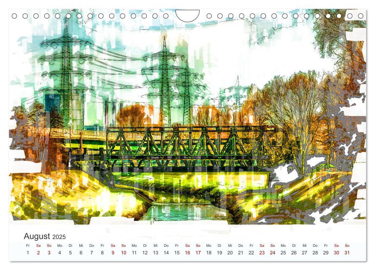 Bild: 9783457224823 | Ruhrpott Art (Wandkalender 2025 DIN A4 quer), CALVENDO Monatskalender